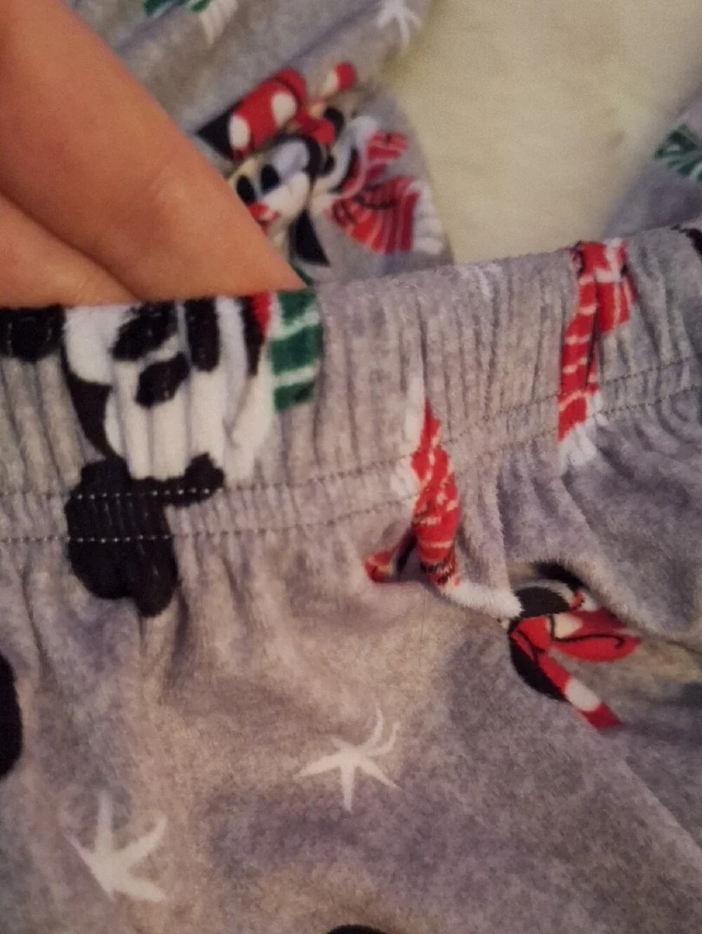 Disney Green & Gray 'Merry and Bright' Mickey & Minnie Holiday Pajama Set